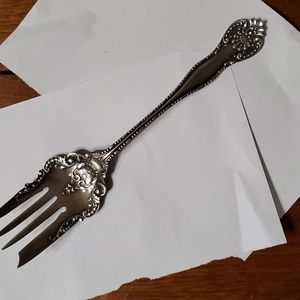 1903 Silver Ornate Cold Meat Fork